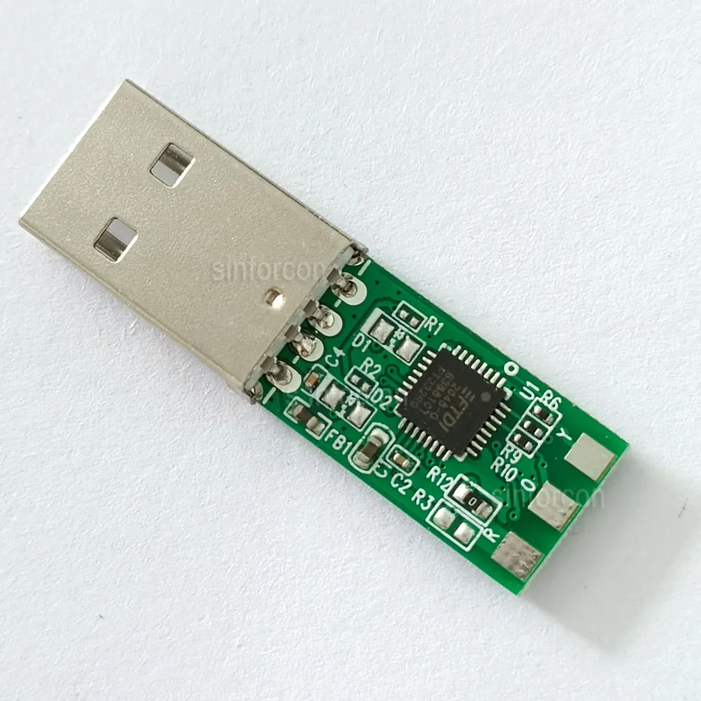 FTDI/FT232R USB to UART/TTL-232R-3V3-WE/Wire End/Open/Pigtail/Serial/Converter/Adapter/Interface/Debug/Flash/Download Cable