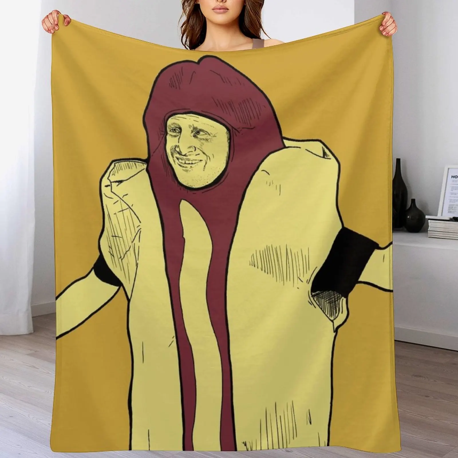 Hot Dog Car Crash (I Think You Should Leave) Throw Blanket Extra Large Throw Nap Softest Blankets