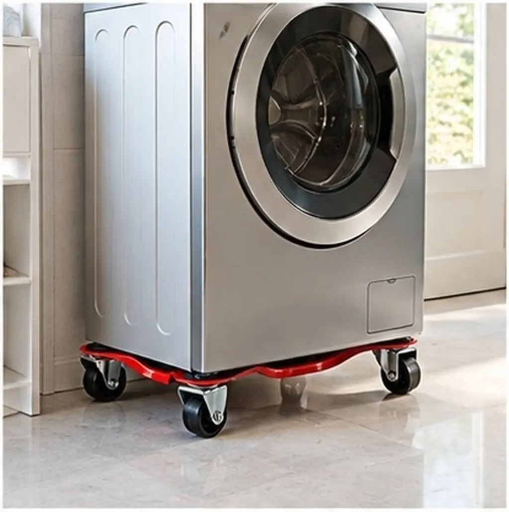 Metal 3 Wheel Furniture Moving Dolly Heavy Duty Mover Tool Load Capacity Moving Furniture Appliances Transport