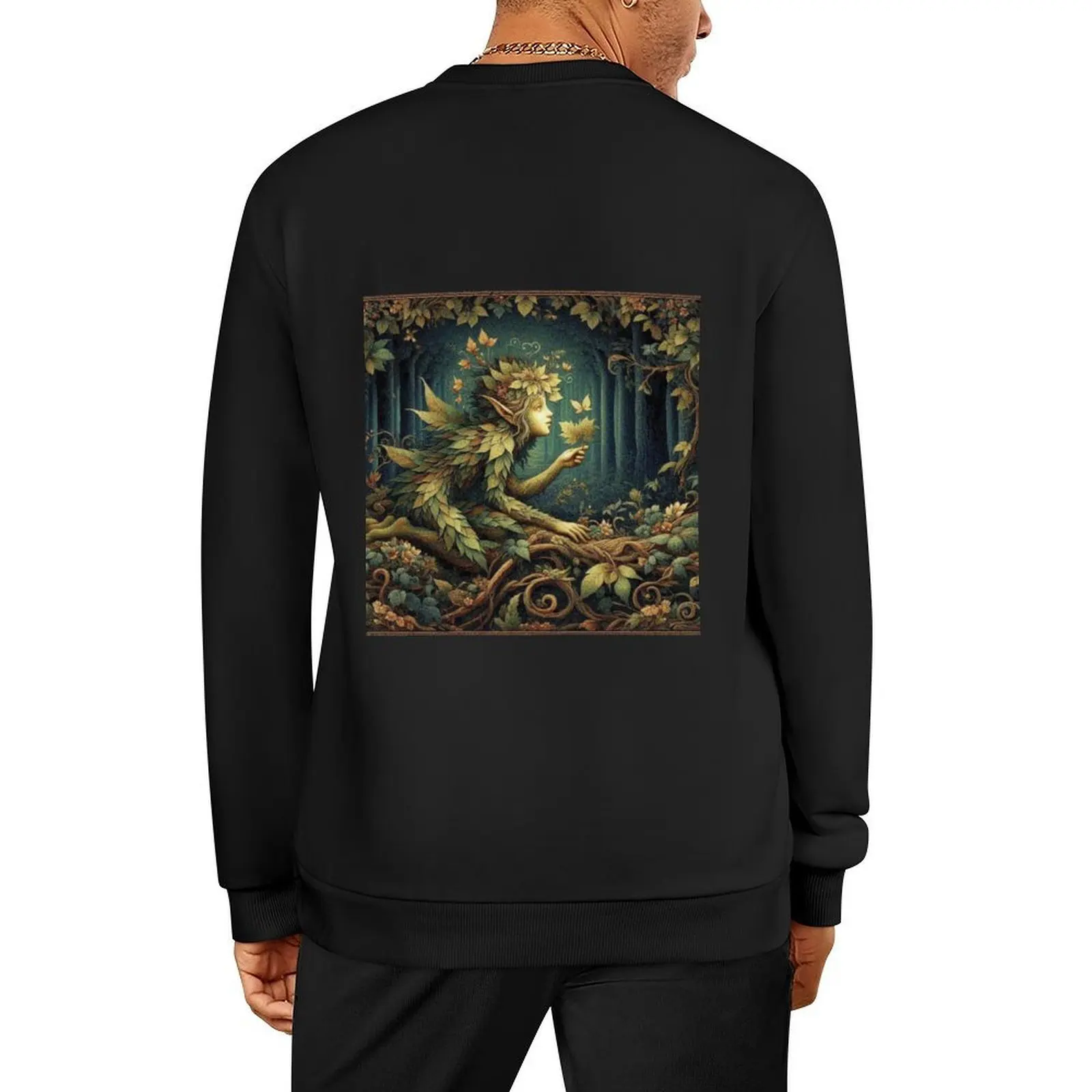 

Fantasy Forest Pixie Pullover aesthetic clothing men's clothes men's coat male clothes new sweatshirt