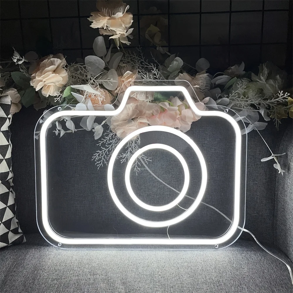 

Камера Неоновый Ночник Вывеска Комнаты Магазин Украшения для Художественных Настенных Гобелены Декоративные Подарки