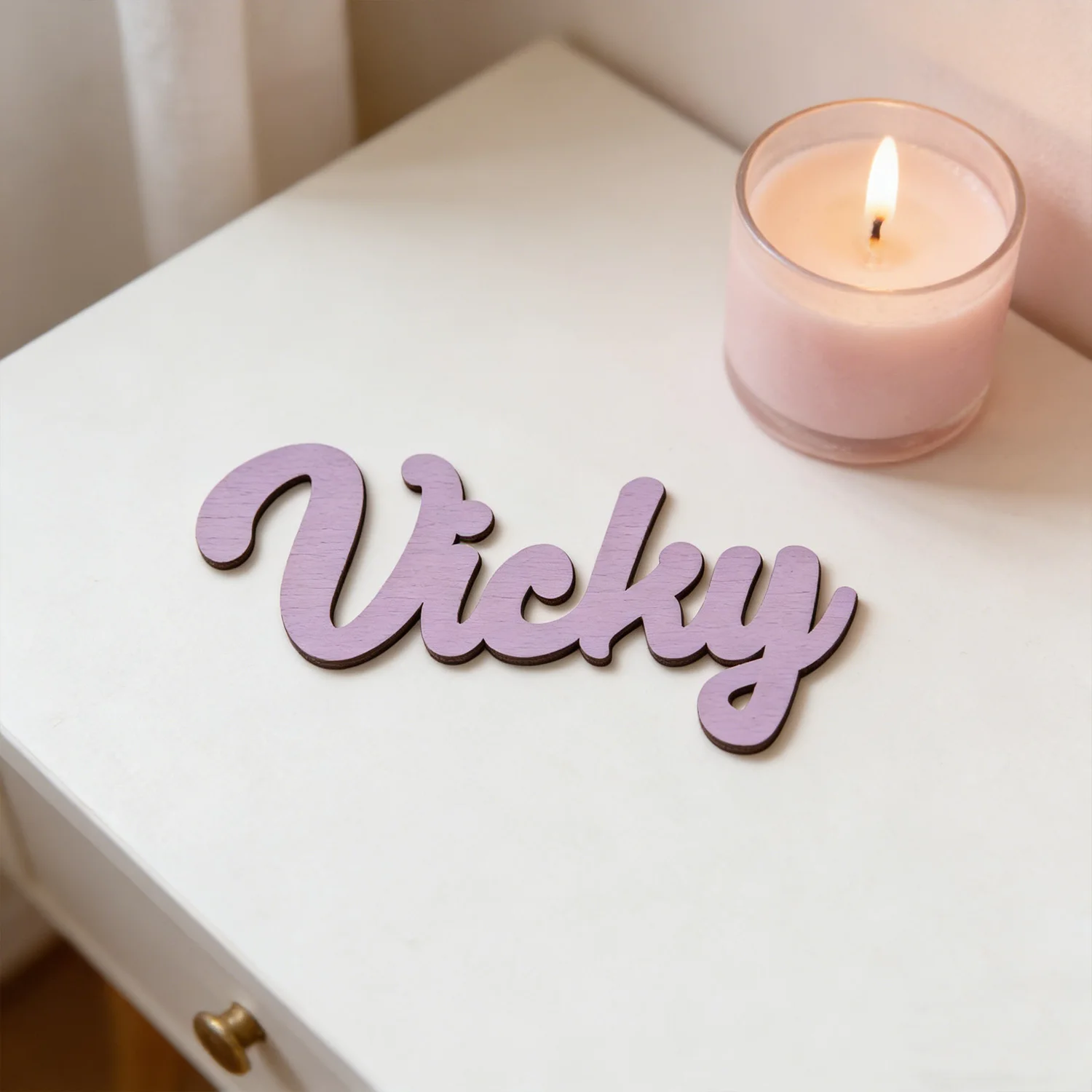 1pc Cute children's room name tag, Custom name, multi color Wall art decoration, living room and bedroom decoration view 3