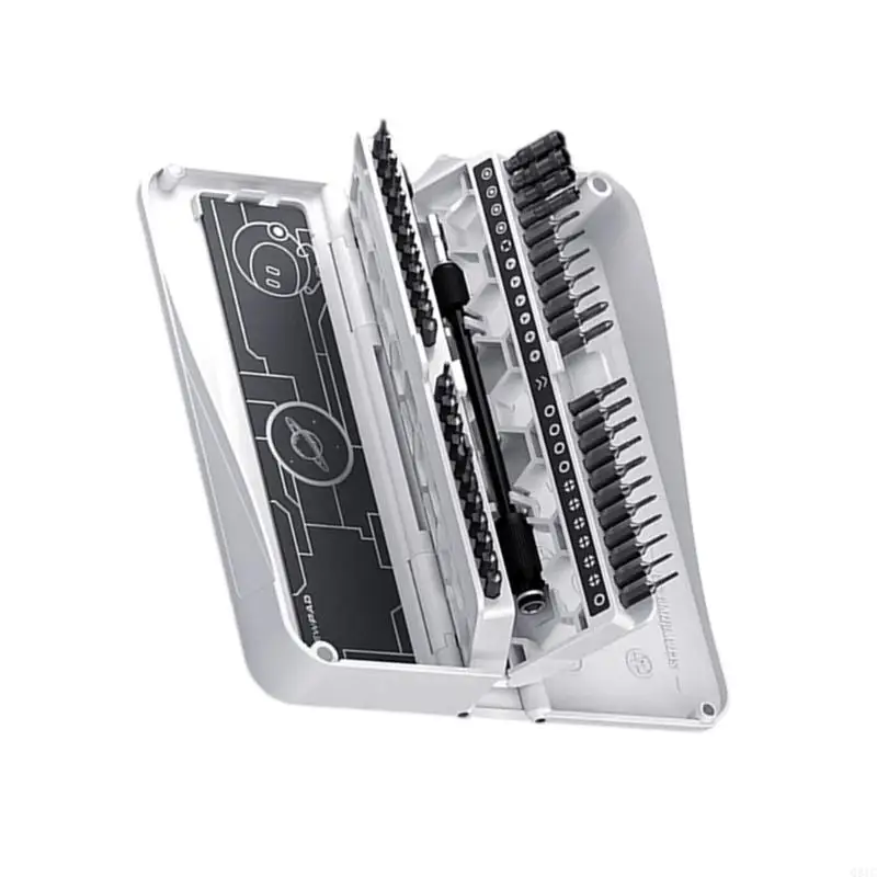 Q81C Space Saving Phone Electronics Repair Toolkit Containing Screwdriver Accessories Suitable for Mobile Device Maintenance