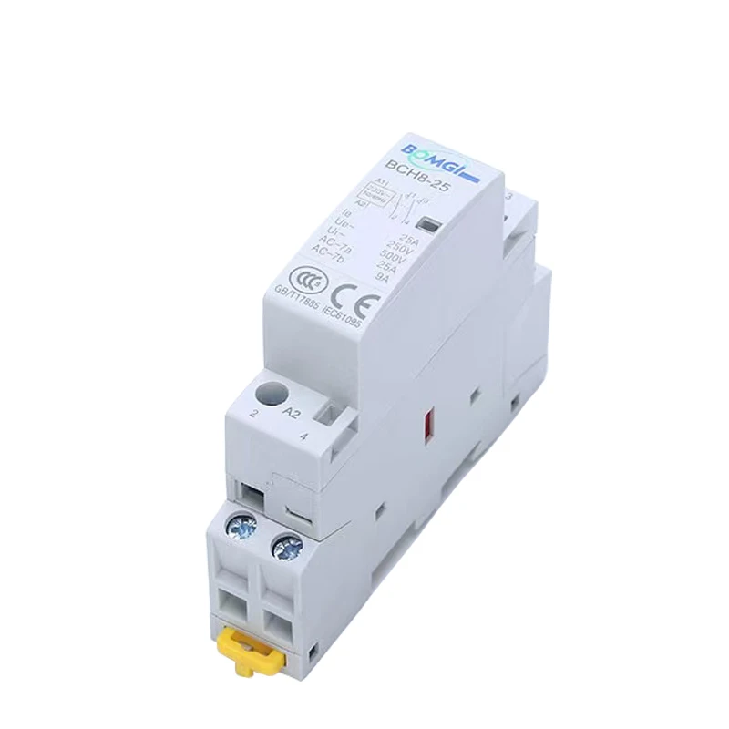 2P 25A Household AC Contactor 24V110V230V Special for Drinking Water Equipment 2NO 2NC 1NO1NC for Smart Home, Lighting