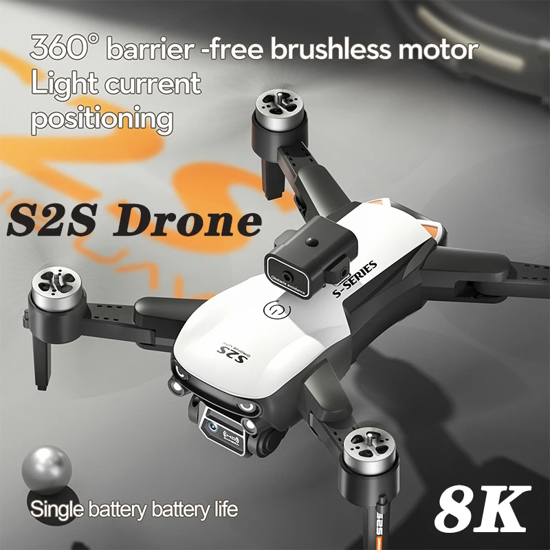 

LS-S2S Дроны для предотвращения препятствий WIFI FPV с HD-камерой 6K 8K 4K бесщеточный складной Радиоуправляемый Дрон Квадрокоптер время полета 25 минут