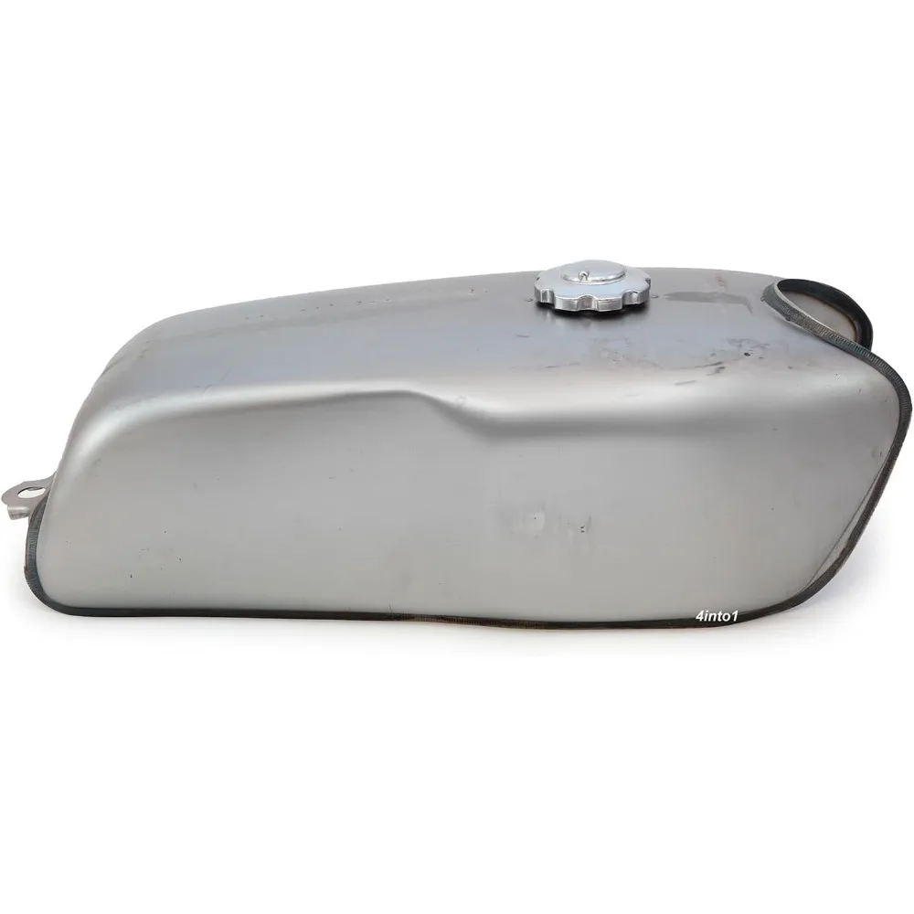 

Топливный бак мотоцикла — необработанная сталь — емкость 2,4 галлона / 9 л