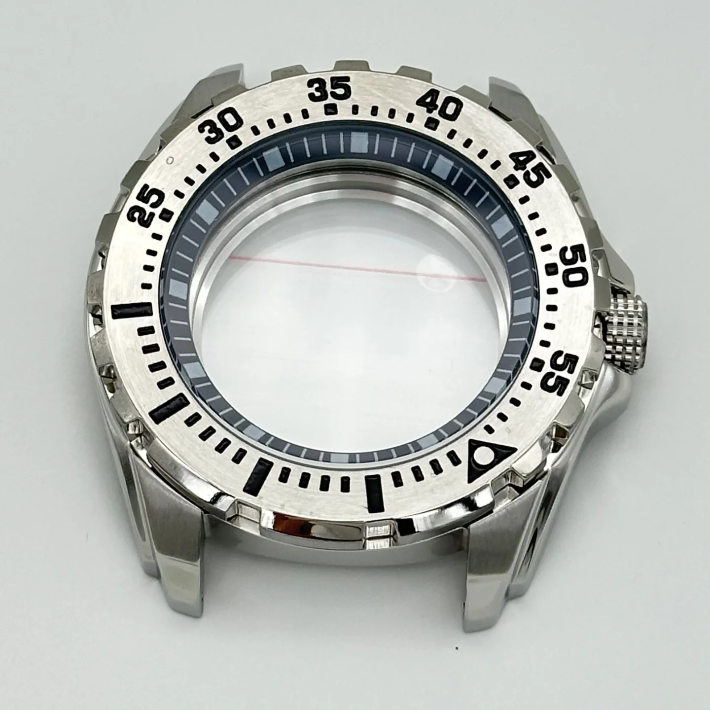 

45.5mm Modified Monster Mechanical Watch Case 316 Stainless Steel, Compatible with NH35/NH36 Movement