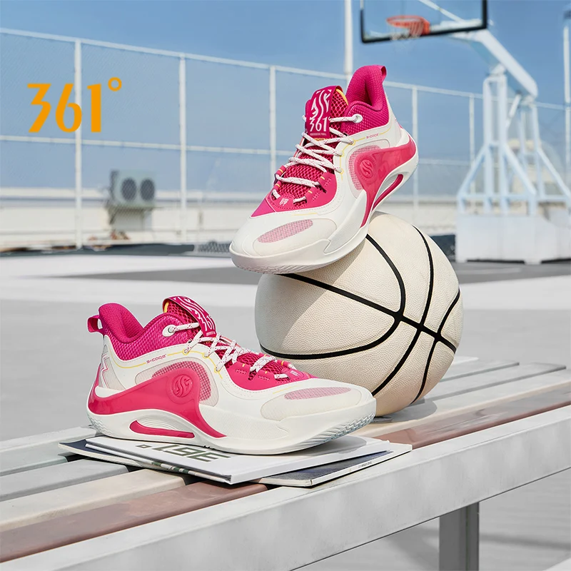 361 gradi Zen Team Uomo Scarpe da basket sportive Impugnatura antiscivolo Ammortizzazione resistente all'usura Scarpe da ginnastica da combattimento reali maschili 672431103