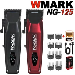 WMARK NG-125 Professional Electric Hair Clippers 7500RPM Rotating Motor Oil Head Barber Shop Trimmer for Man Blade 5 Adjustments