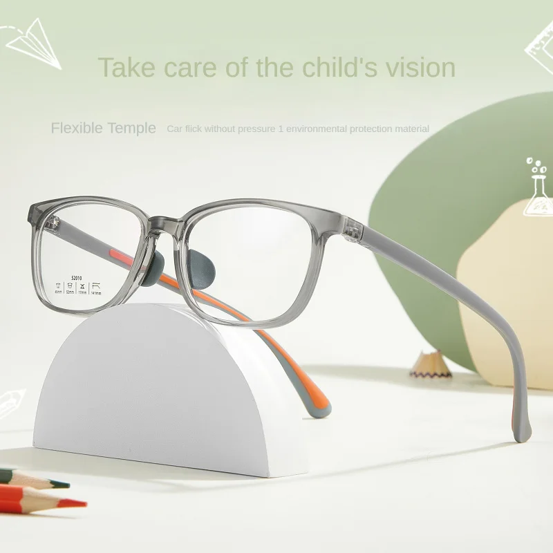 Ultralight Eco-friendly Children Myopia Glasses Frame Soft Silicone Nose Pads Anti-Allergy Prescription Glasses Frame