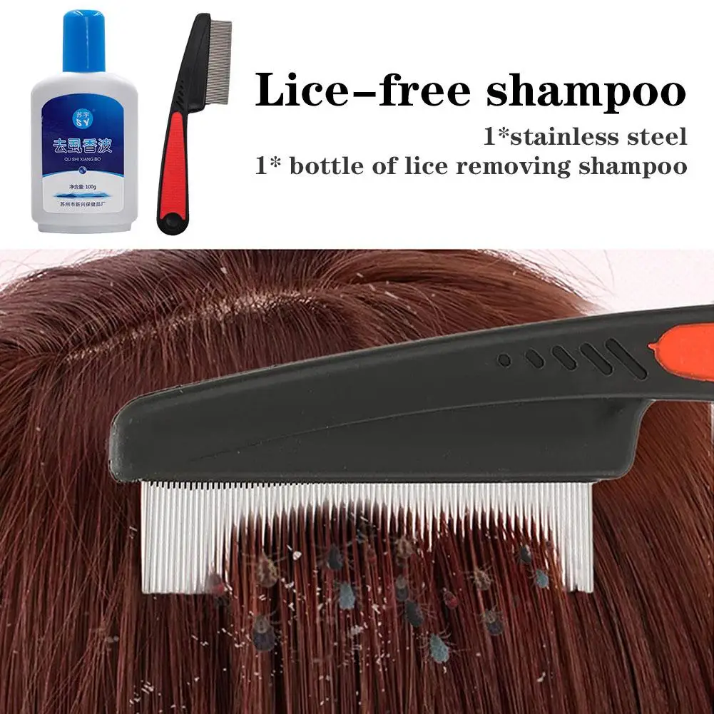 Lice Killing For Hair Head Lice Comb For Hair Lice Spray Preventative Removal For Lice Eggs Nits Promotes Lice-Free Hair