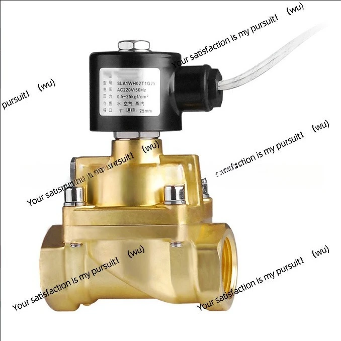 Brass stainless steel two-position two-way piston type temperature and pressure resistance Normally closed Normally open,