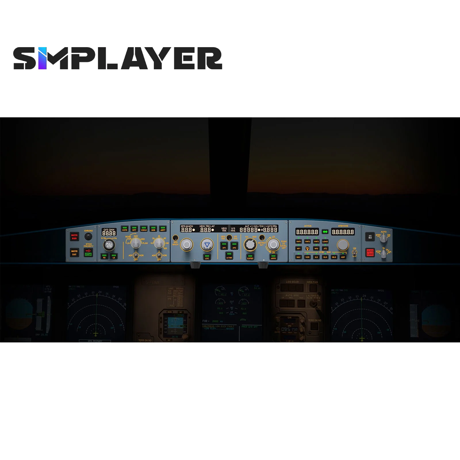 

Simplayer WingFlex A320 FCU CUBE + EFIS CUBE + RMP COMBO CUBE Flight Control Game Simulator for Airbus