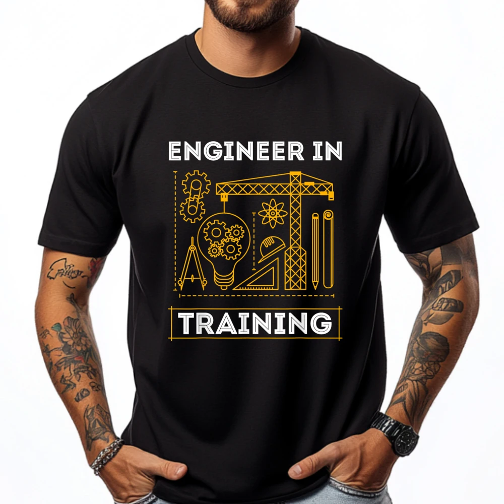 

Engineering Harajuku Free Shipping Clothes Casual Streetwear Men Camiseta Masculina Slogan Graphic Tshirts