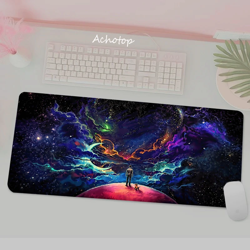 

700x300 Space Gaming Play Mat Mousepad Anime Cartoon xl Large Size Gamer Mouse Pad Big Keyboard Desk Computer PC Mat Notbook Pad