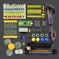 Kidbits Basic Raspberry Pi Pico Learning Starter Kit+63 Projects Compatible Lego For Arduino C & Python Tutorial Programming