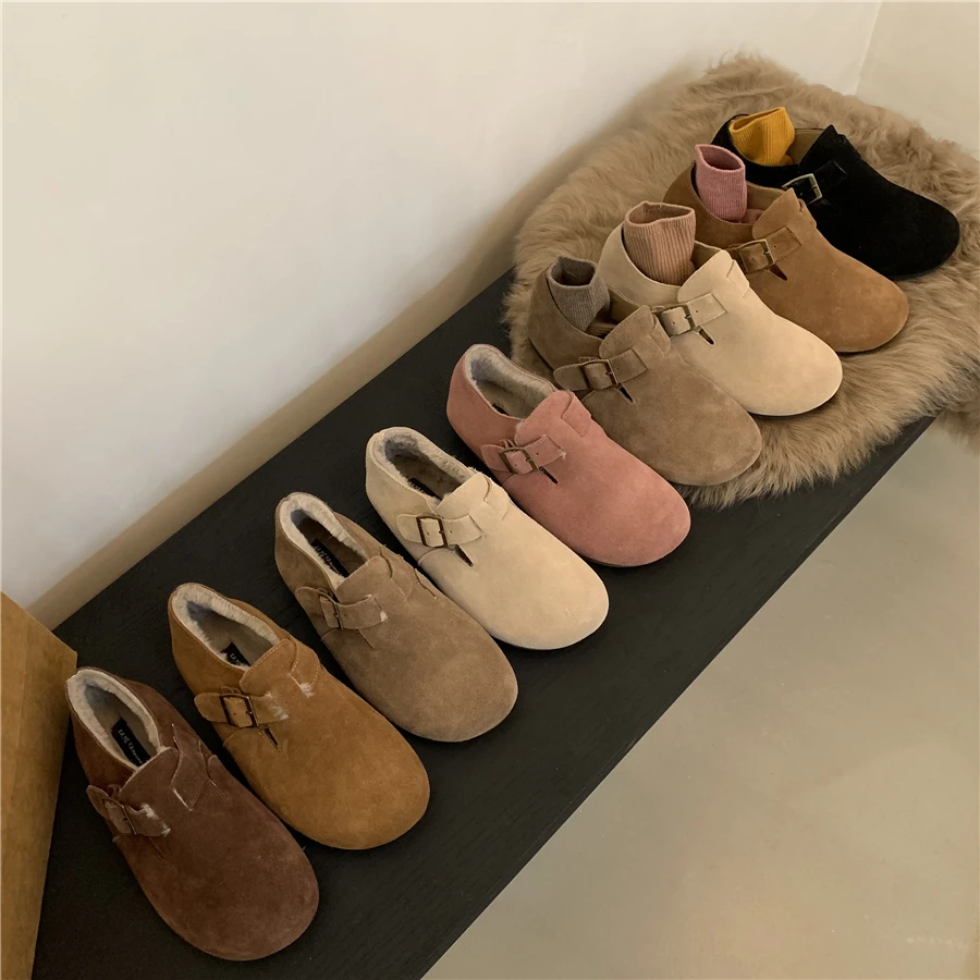 Beige Heeled Sandals Winter Woman Slipper Fur Shoes Black Plush Beige Heeled Sandals Shoes Winter Woman Slipper Fur Flip Flops B