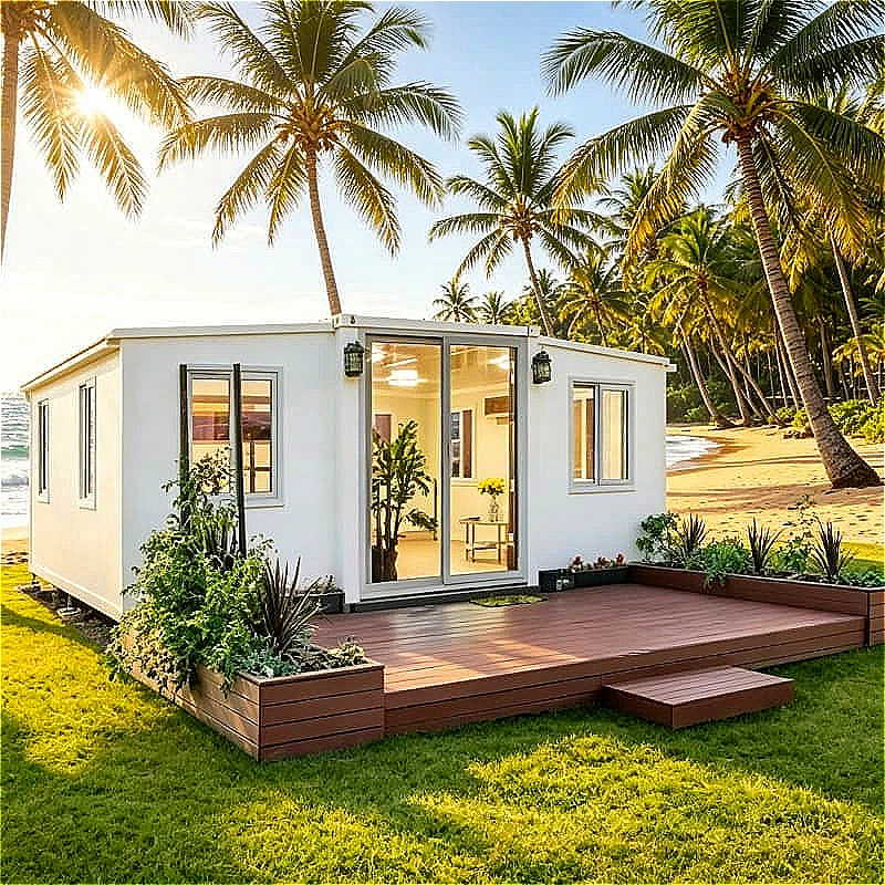 40ft Folding Container House Collapsible Living Pod Customized Easy Install Mobile House for Mine Site Field Camp Exploration