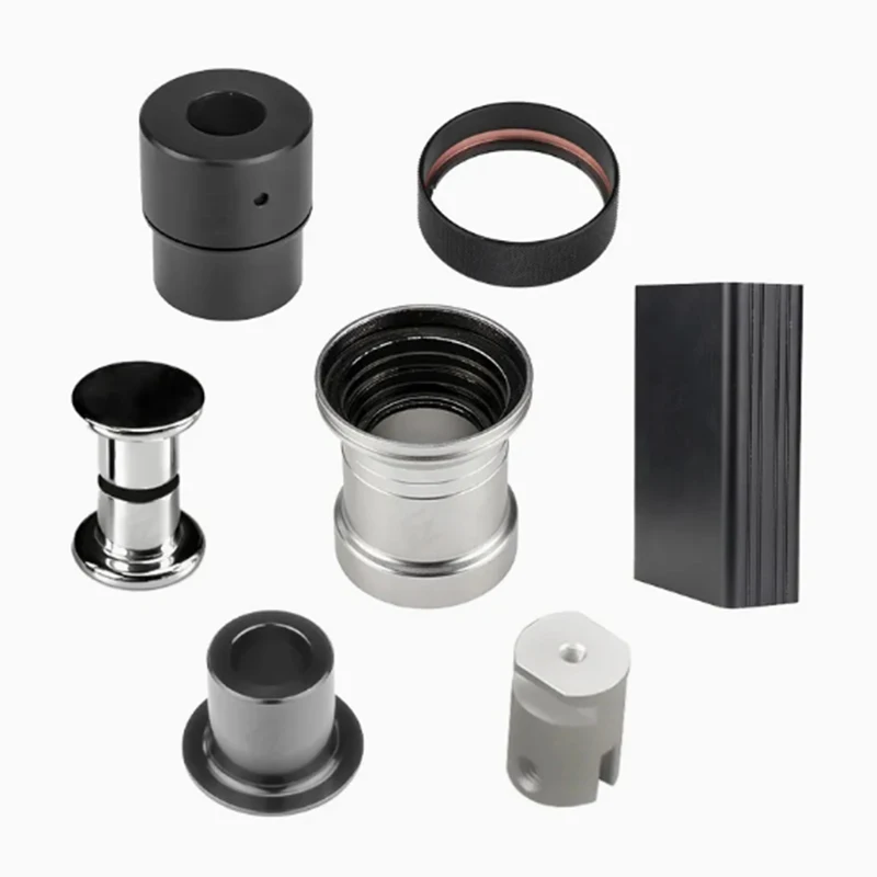 Customized CNC Machining Anodized Red Aluminum Alloy Mechanical Elements Positioning Support Parts