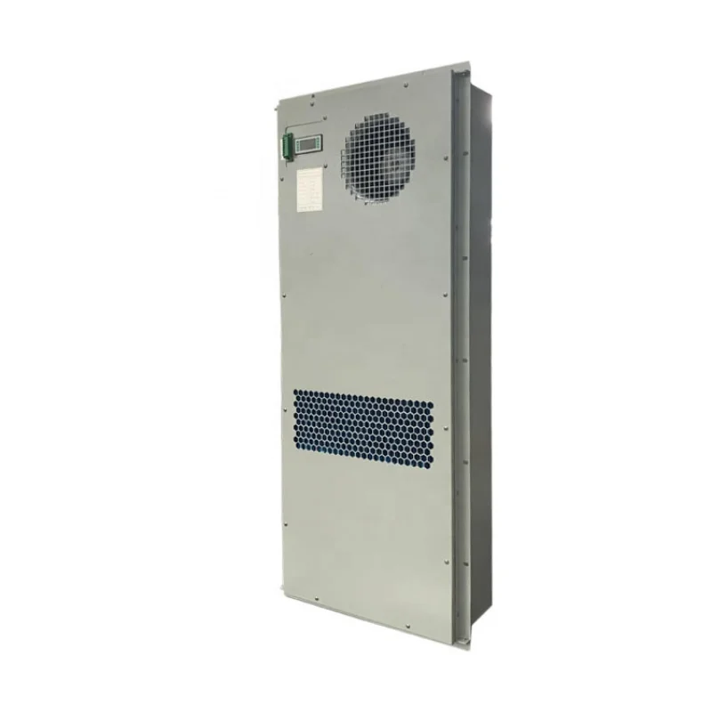 powered industrial heat exchanger for outdoor telecom cabinet