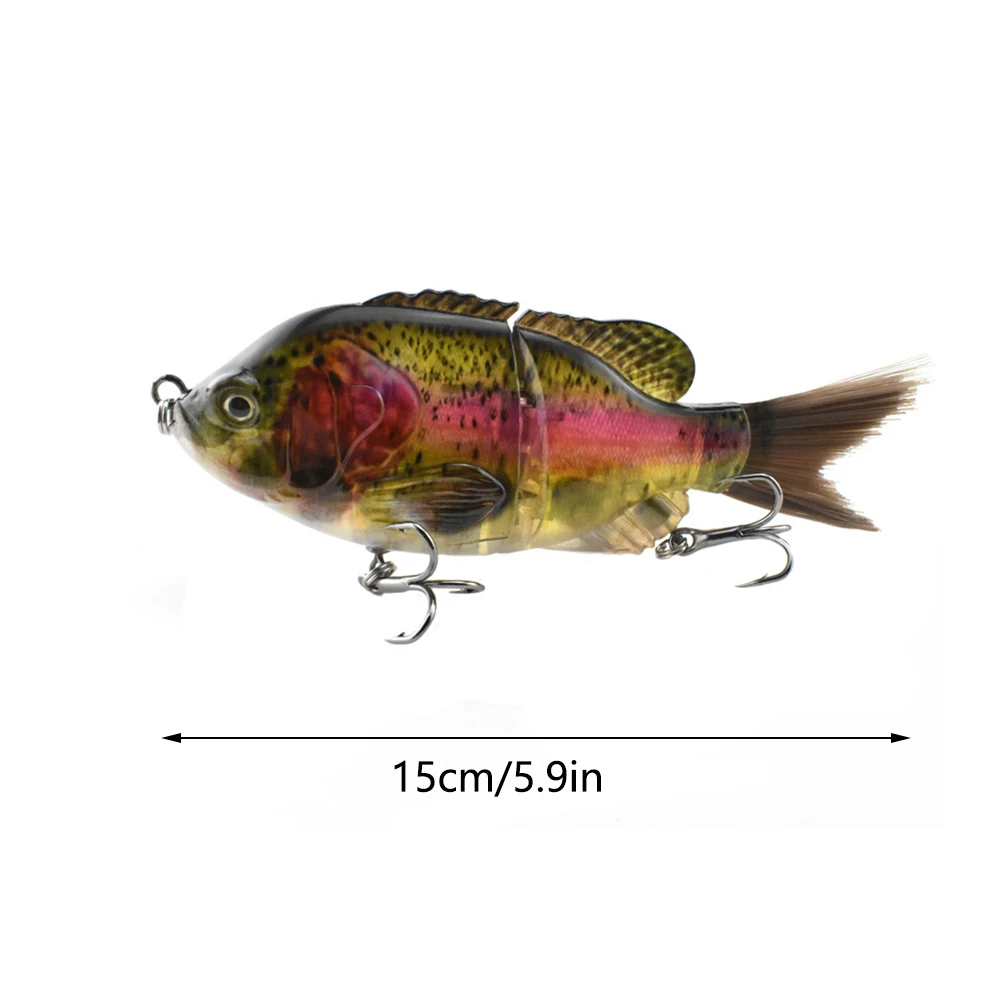 Fishing Crankbait Lure Fishing Bionic Lures 57g 15cm Artificial Baits Lifelike Crankbait Fish Tackle ABS Plastic 8 Models 1pcs