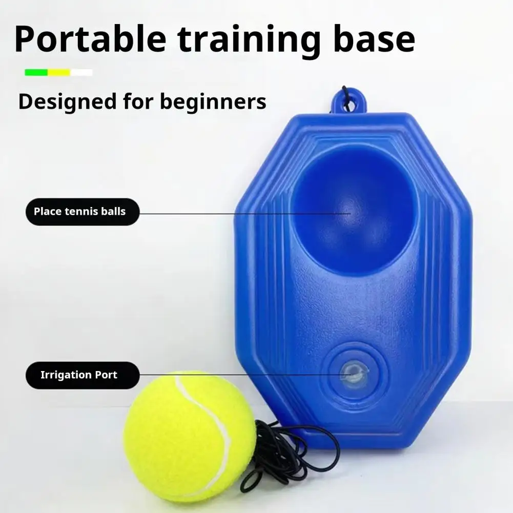 Tennis Trainer Rebound Ball Set With 2 Balls Tennis Practice Training Tool Solo Tennis Rebounder Equipment For Outdoor Sports