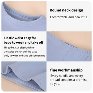 طقم ملابس داخلية حرارية للأطفال بيجامة شتوية طويلة جونز صوف مبطنة من القطن بيجامة شتوية أفضل 6 أحذية أولاد رائعين مبيعا في الملابس الداخلية - No6