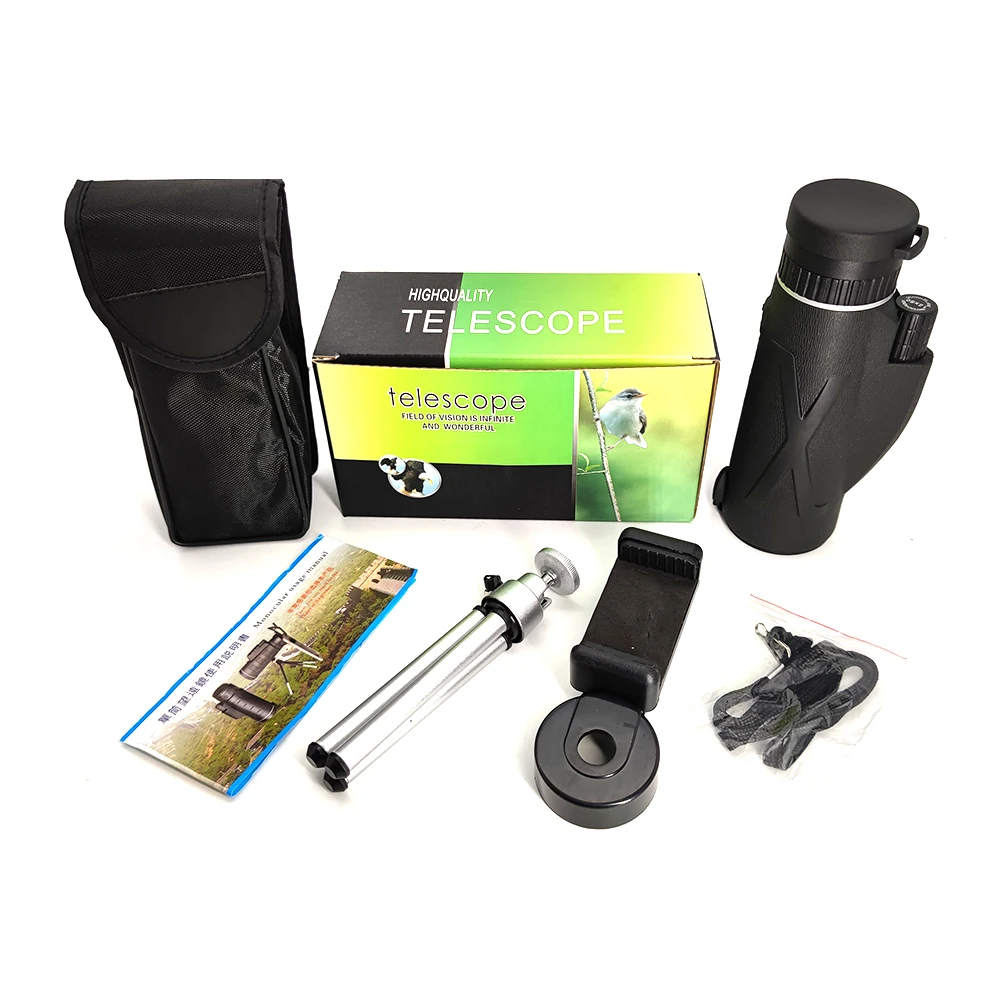 

TONTUBE Ymt24 Monocular 8x42 10x42 Telescope Bak4 Prism for Bird Watching Travelling