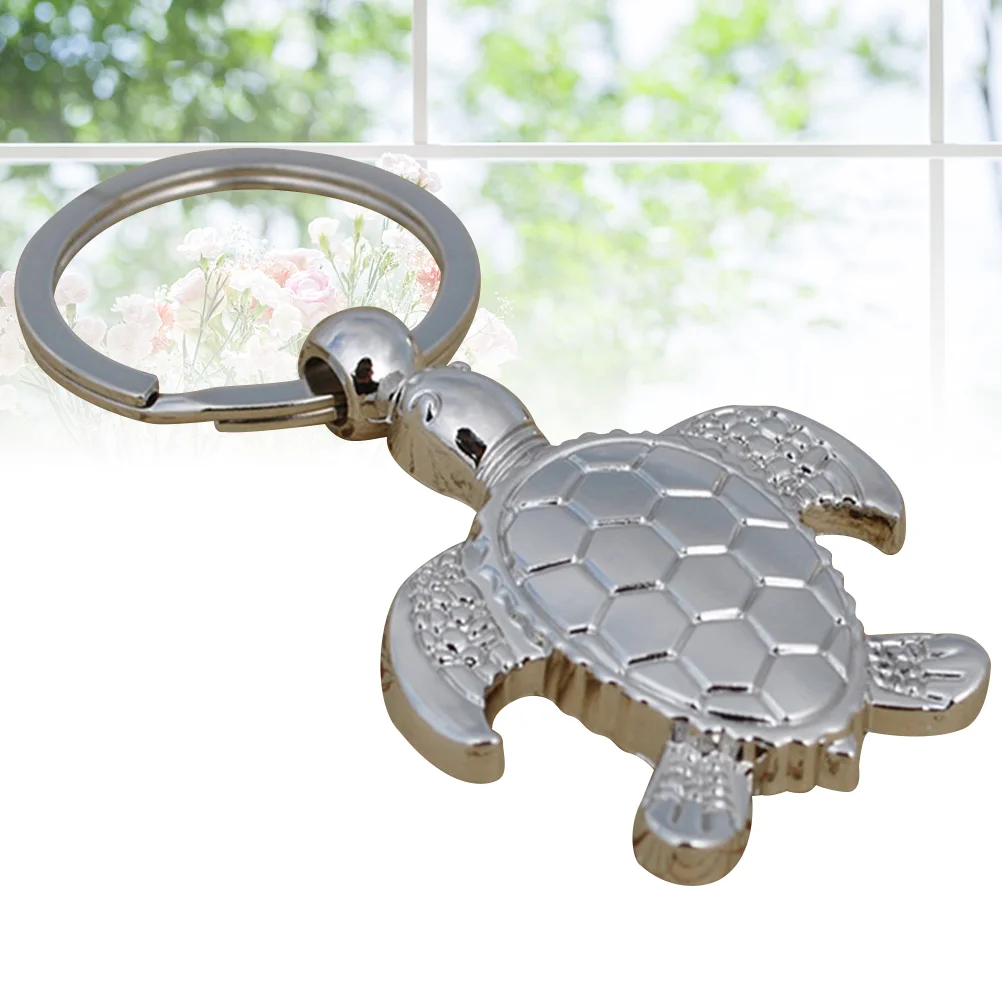 

Key Holder for Purse The Gift Creative Keychain Animal Keychains Silver Metal Turtle