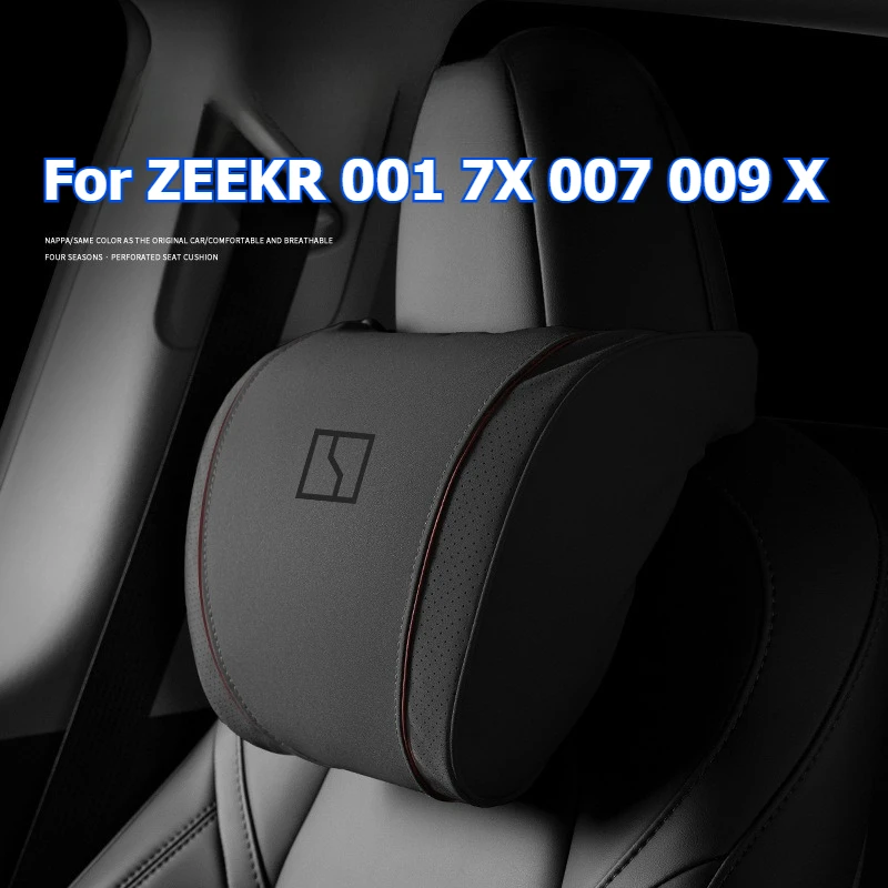 

‌ Для ZEEKR 001 7X 007 009 X автомобильный подголовник, замшевая кожаная подушка для шеи автомобиля, подголовник сиденья, поясничная подушка, аксессуары для интерьера