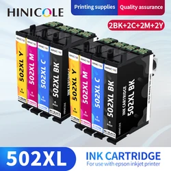 HINICOLE 502XL Compatible for Epson 502 XL Ink Cartridges for Epson Expression Home XP5105 XP5100 XP5105 XP5100 WF2860 WF2860DWF