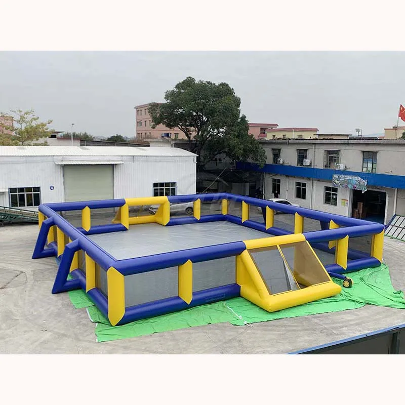 Inflatable Soccer Football Arena Playground PVC Material 20-Person Capacitypromote sales