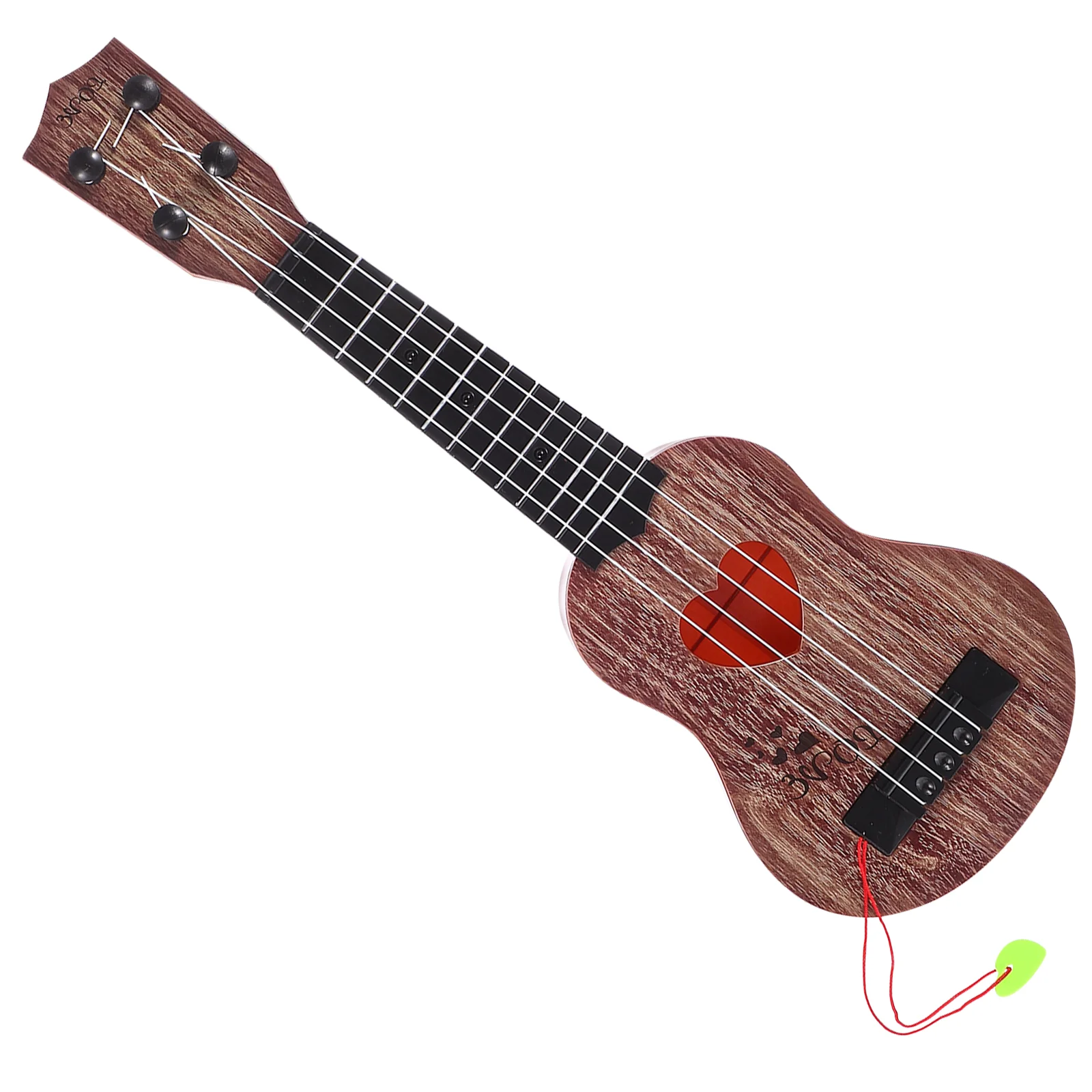 Ukulele infantil, ukulele de guitarra de madeira para iniciantes, instrumentos musicais