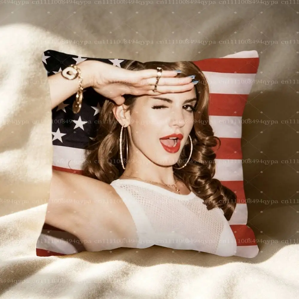 L-Lana Dey Ray Cinnamon Gril Pillowcase With Zipper Throw Pillow Cover Decorative Shams Cushion Covers for Bed Living Room Couch