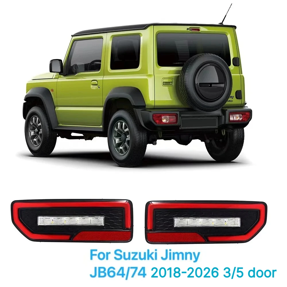 LED Tail Light Assembly for Suzuki Jimny JB64 JB74 2018-2026 Modified Car Tail Lamp  Flowing Turn Signal Light Reverse Lamp