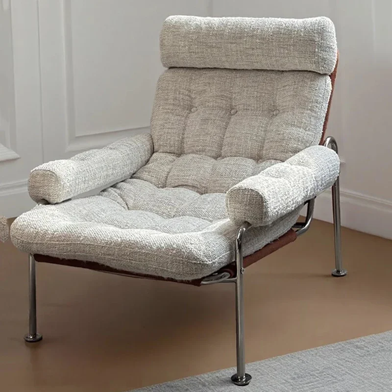 Elegant Metal Stable Living Room Chairs Spacious Relaxing Compact Versatile Living Room Chairs Cadeira Sala Seating Furniture
