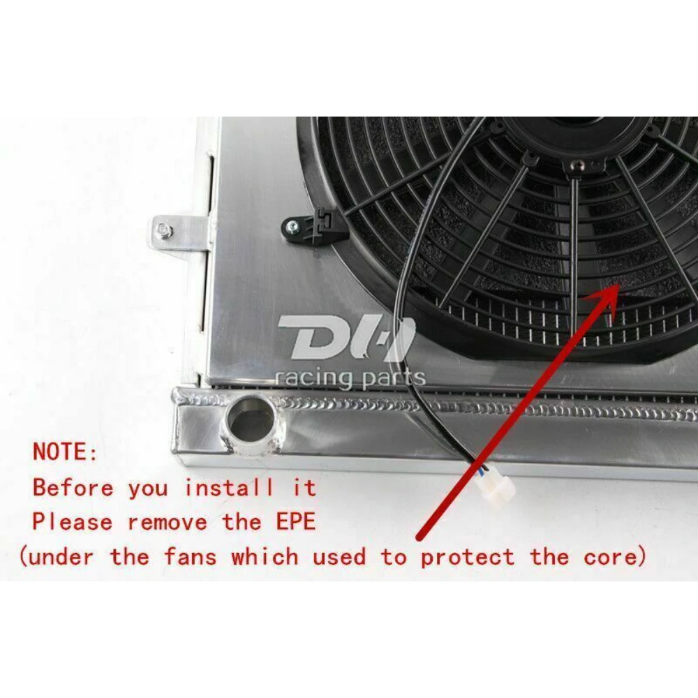 우승자 자동 3열 라디에이터 및 슈라우드 및 16" 팬 For63-66 Chevy C10 C20 C30 트럭 픽업 폰티악/올즈 자동차 도구