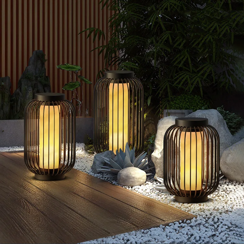 Lampe LED en forme d'oiseau en acier inoxydable, design moderne et créatif, luminaire décoratif d'extérieur, idéal pour une villa, une cour ou un jardin