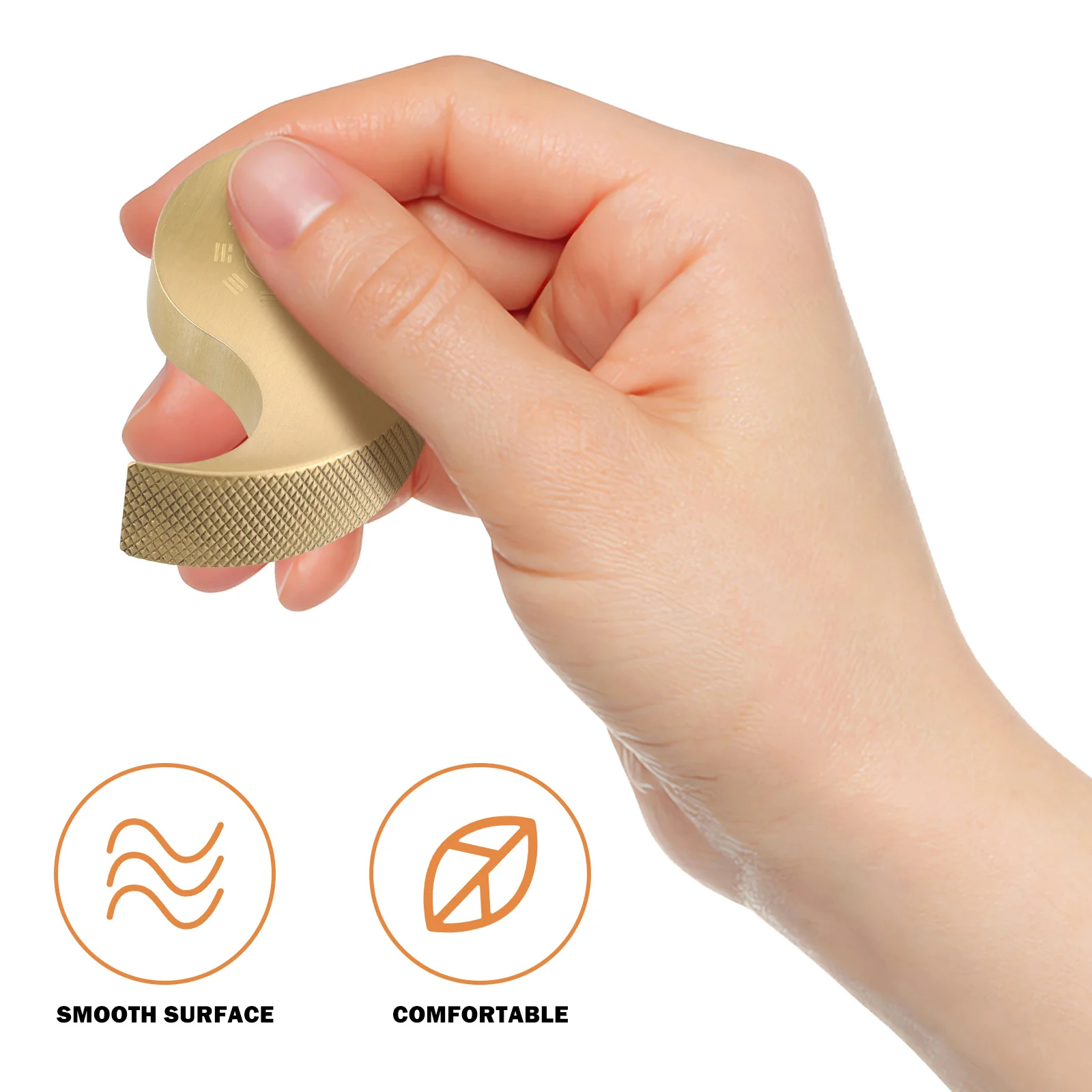 

Brass Paperweight Chinese Calligraphy Decor Smooth Surface Rectangular Design Gift for Painting Writing Supplies