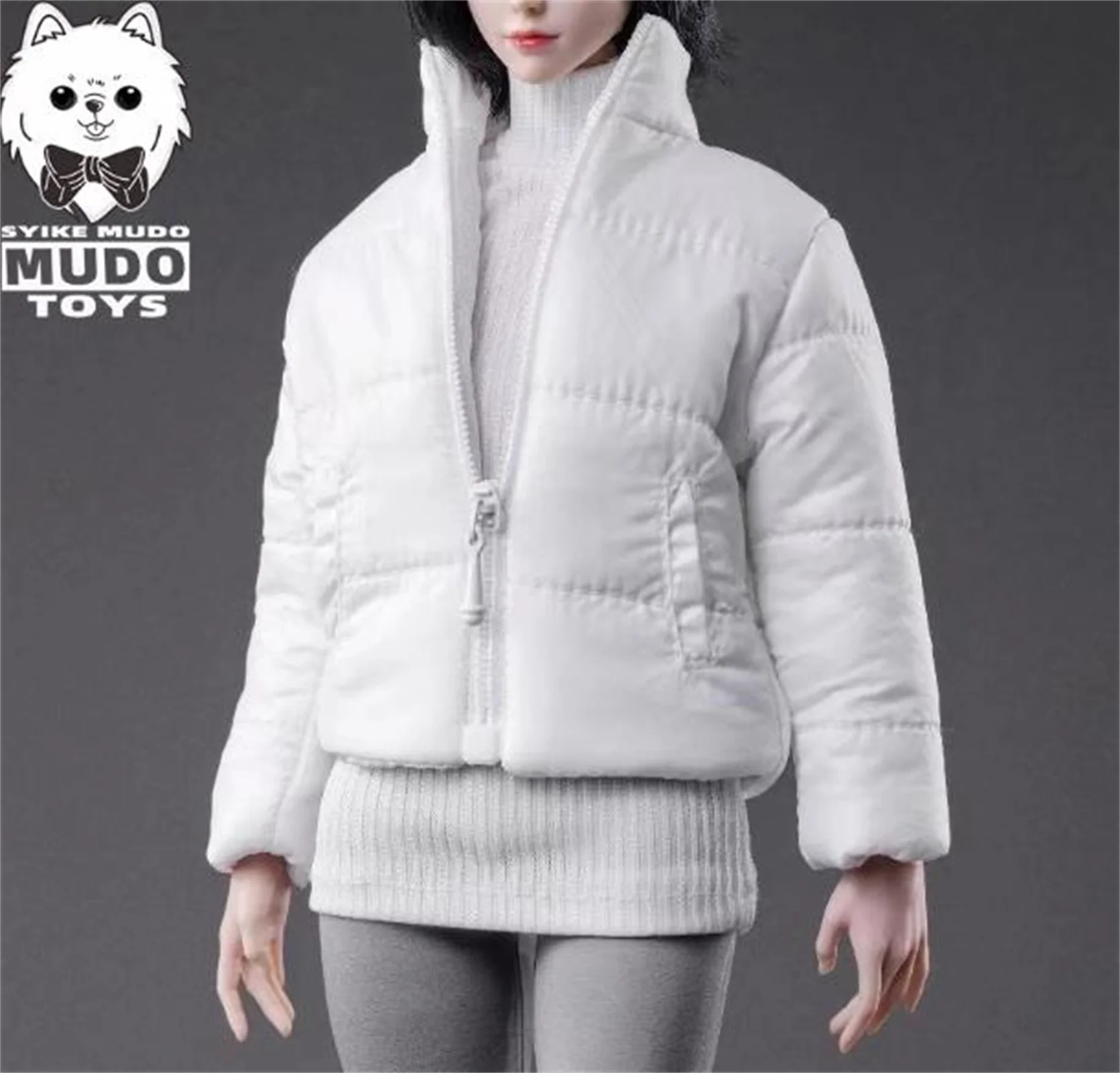 

1/6 Scale coat Trendy down jacket outerwear Female clothes F 12" Figure Model Toys For For12 Inch Action Figure