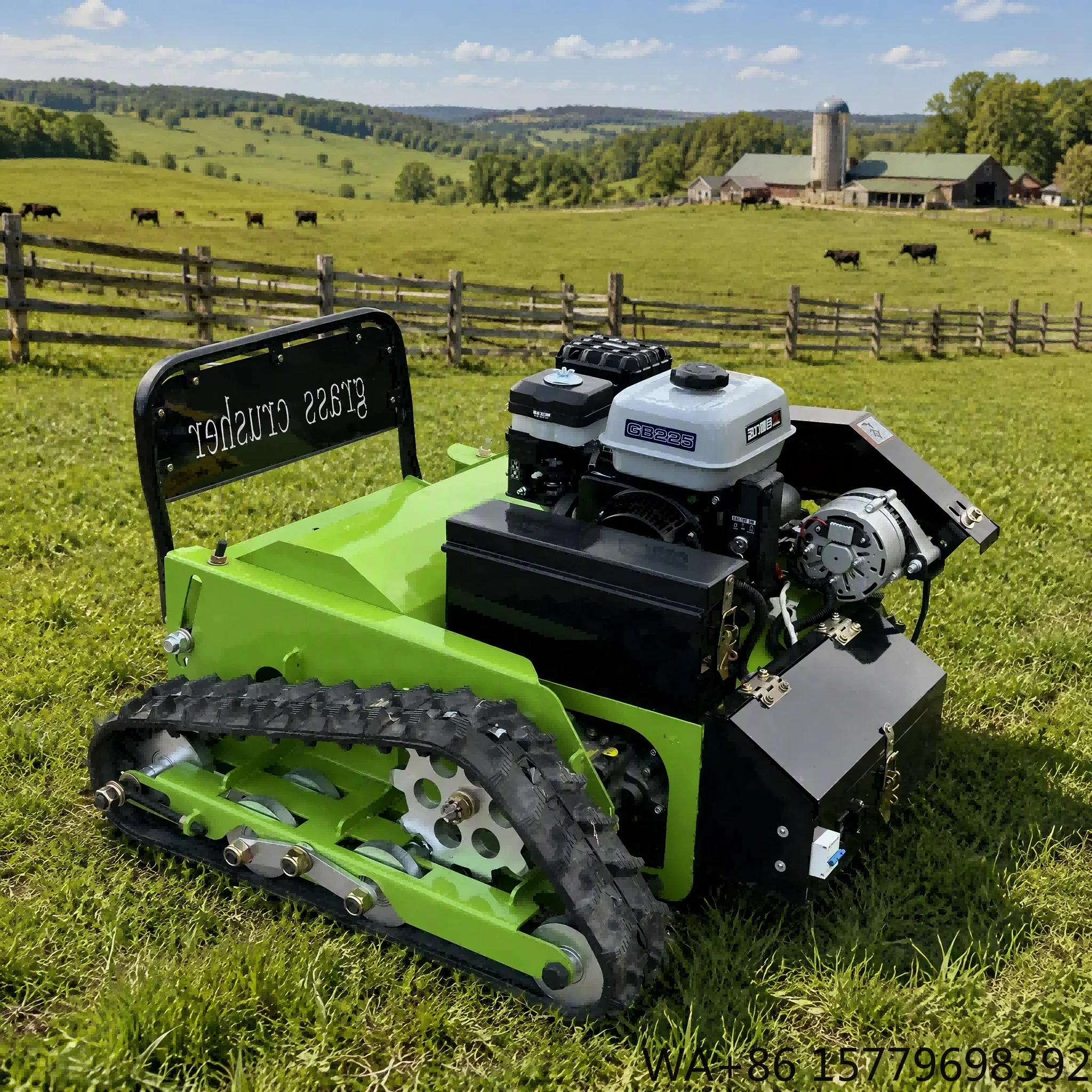 Robot Track - Y Blade Flail Mower 550mm Remote