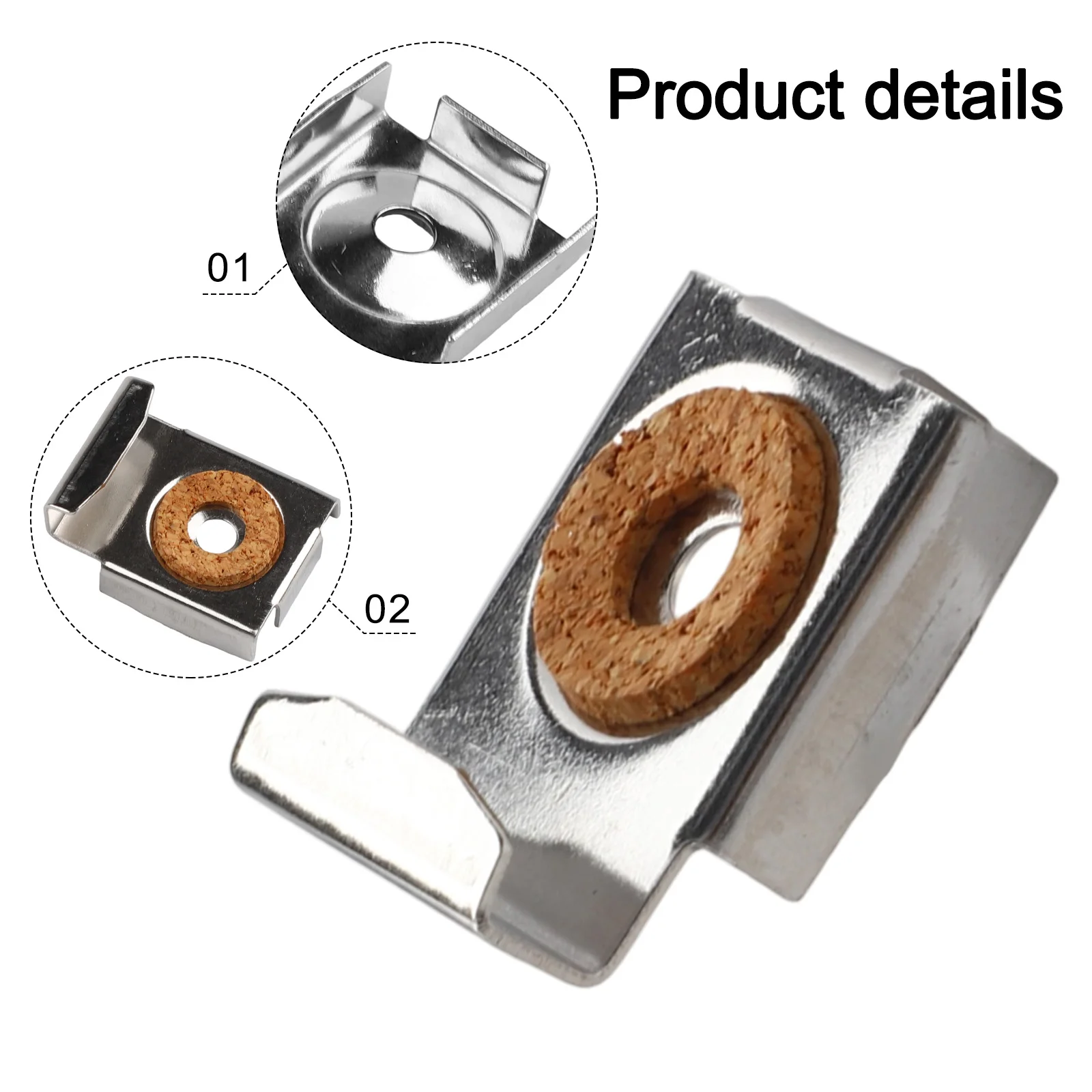 For Hanging Pictures Metal Mirror Bracket Kit Heavy-Duty Mirror Brackets 31*24*7MM Complete Mirror Installation Kit