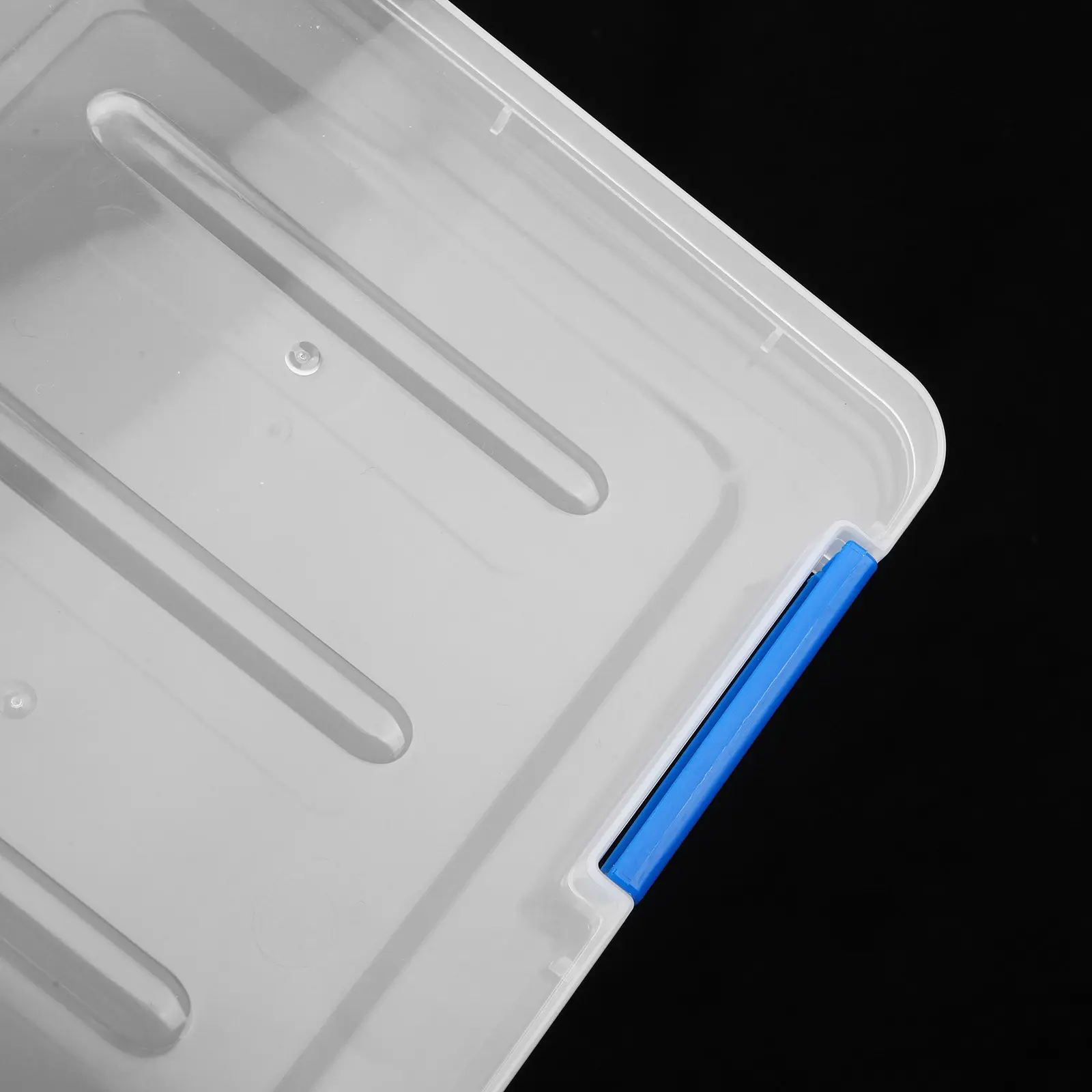 

4Pcs Clear Stackable File Box Wear-Resistant Document Storage Container Office Desktop File Organizer Box for Papers Contracts