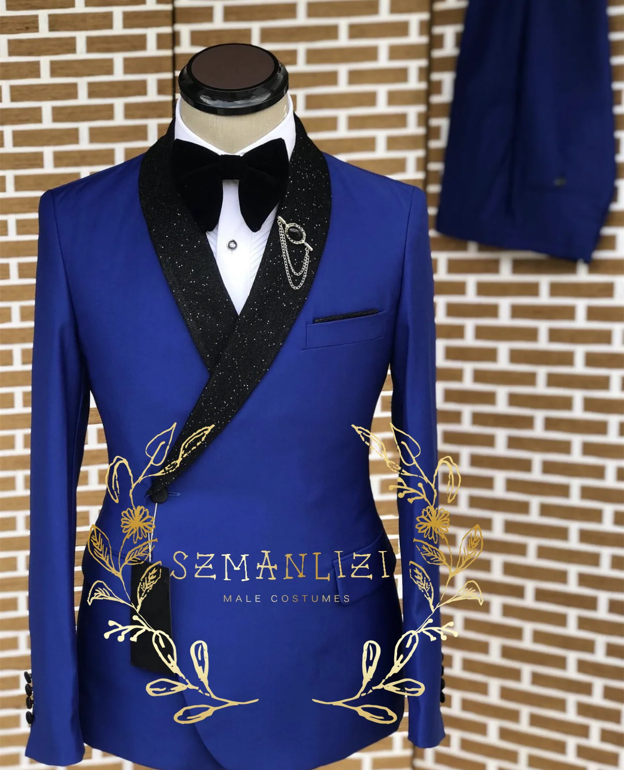 2 Piece Men\'s Wedding Suit Fashion Men\'s Slim Business Office Suit Sets Men Blazer Pants Man Suits For Groom Wedding Traje