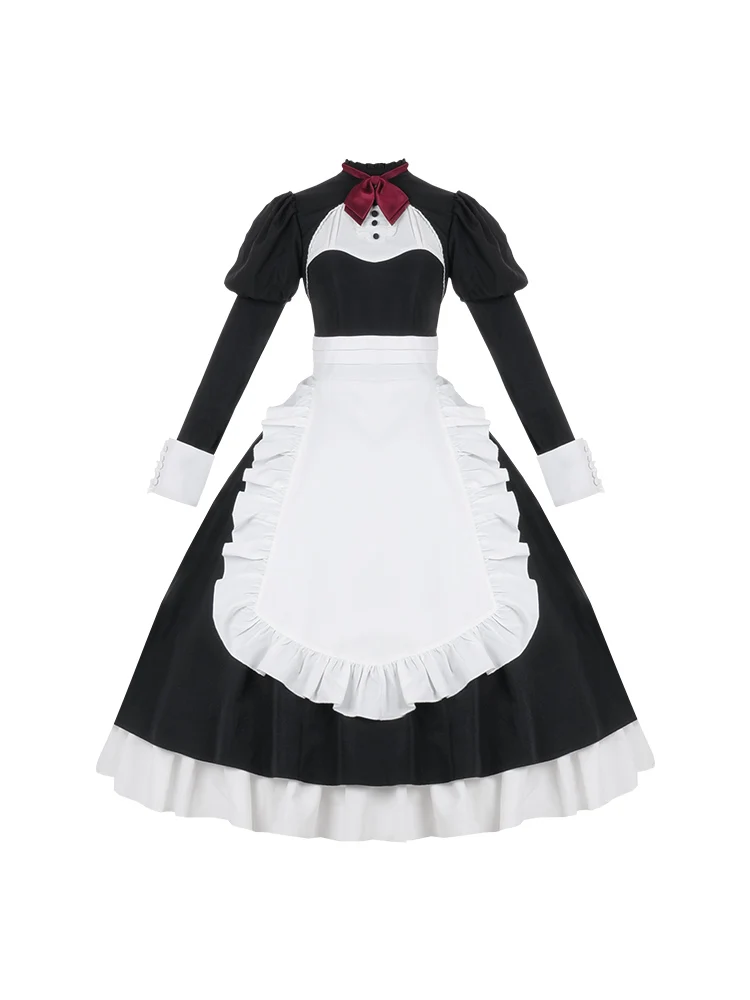 Originele Hemdvest Short Flikker/Meid Op Twin Lolita Jurk Vintage Gothic Lolita Set Met Lange Mouwen Met Puji