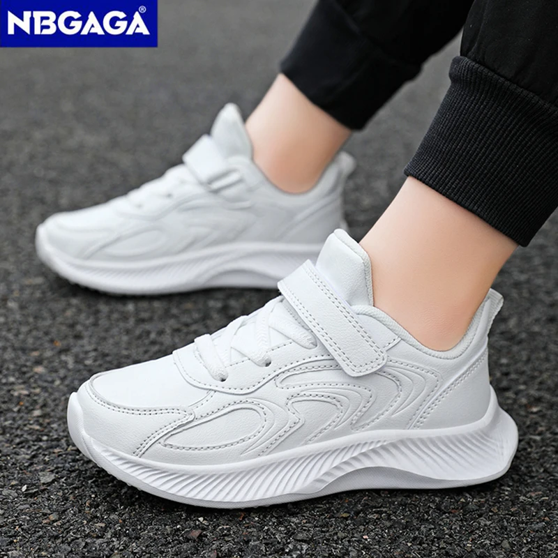 White Kids Sneaker For Boys And Girls Fashion Children Casual Shoes Non-slip Student Walking Shoes Outdoor Running Footwear