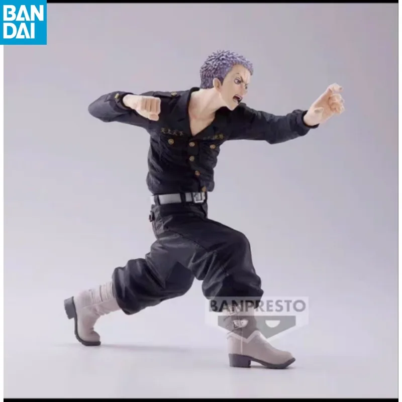 Em estoque original bandai banpresto tóquio revengres san gu figura de ação longa modelo novo em caixa periféricos animação