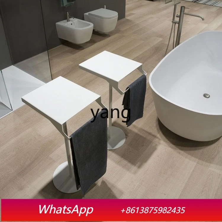 

Многофункциональная напольная ванная полка LMM для ванной комнаты, держатель для полотенец, съемная стойка для хранения, столик