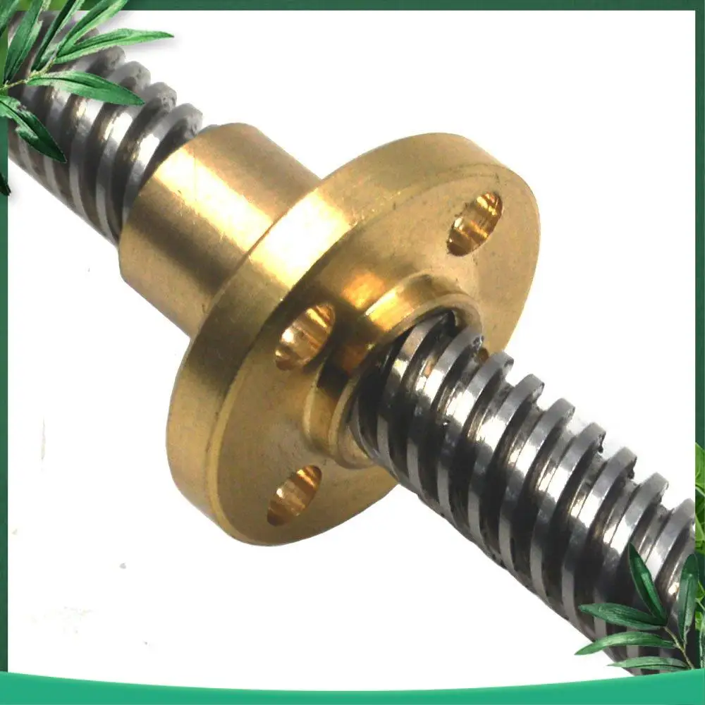 

(NEW) 1Set 200Mm Length 8Mm Dia Silver Vertical 2Mm Lead Screw Rod & Pillow Block Mounted Bearing T8 Lead Screw Kit For 3D Print