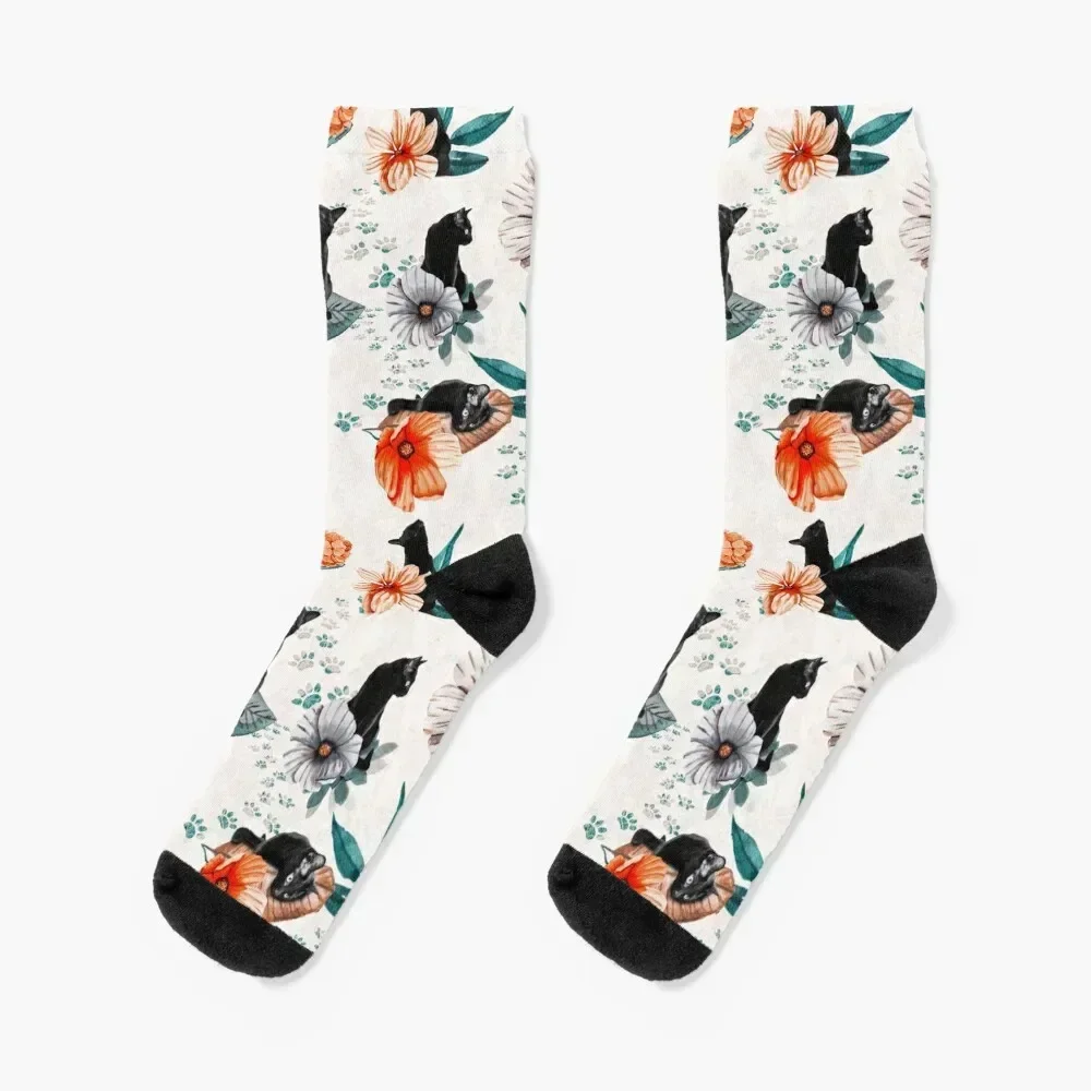 

Summer Cats (coral) Socks colored Hiking boots Heating sock sports and leisure Socks Ladies Men's